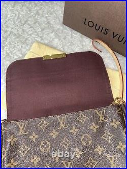 Louis Vuitton Favorite MM Monogram Crossbody Bag Purse Clutch