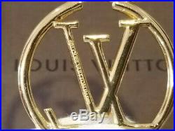 Louis Vuitton Gold Hoop Earrings