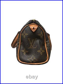 Louis Vuitton Handbag Monogram Speedy HL Mini Nano Small Sac Authenticated