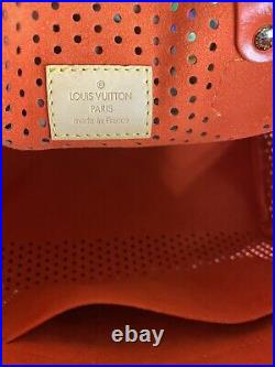 Louis Vuitton Limited Edition Monogram Perforated Speedy 30 Orange