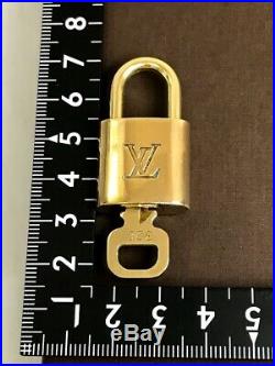 Louis Vuitton PadLock Lock & Key for Bags Brass Gold (Number random)WithTracking