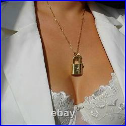 Louis Vuitton Padlock Necklace with Single Chain