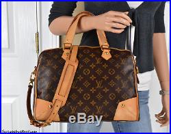 Louis Vuitton Retiro Pm Monogram Leather Satchel Shoulder Bag Handbag Purse