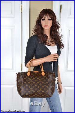 Louis Vuitton Turenne MM Monogram Leather Satchel Shoulder Bag Handbag Purse