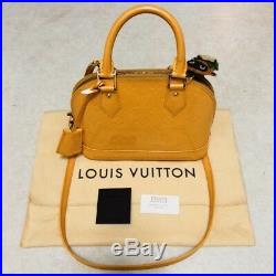 Louis Vuitton Vernis Alma BB Jaune Passion Gold