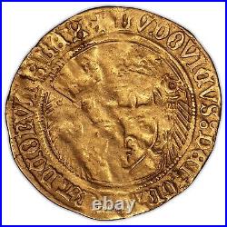 Louis XII, Coin, France, Gold, Ecu d'or aux porcs epics, Montpellier, 1507, Rare