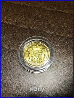 Luxemburg 20 Franc 1989, 999 Gold 1/5 Unze Jean Grand Duc Polierte Platte