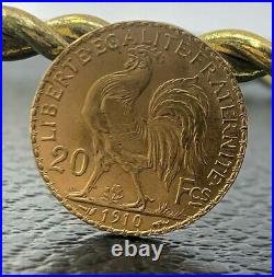 Marianne 1910 France Gold Coin 20 Francs Paris France Coin