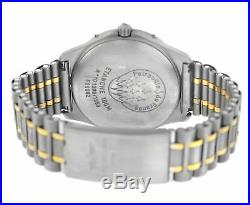 Mens Breitling Aerospace F56062 Patrouille de France Titanium Gold Quartz Watch