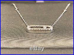 Messika Move Uno 18ct White Gold and Diamond Necklace