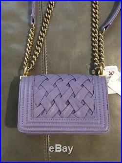 NWT Chanel France Cruise LE Small Chateau Boy Bag Flap Lilac Purple Gold $6300