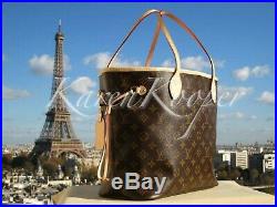 New Louis Vuitton Limited Monogram LV Hands Murakami Moca Neverfull MM Bag