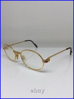 New Vintage Cartier Saint Honore Limited Series Eyeglasses With Sapphire 49-18mm