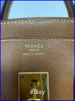 Nice authentic HERMES Birkin 35 In Couchevel Leather Y 1995 Year