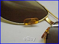 Occhiali Cartier Vendome Louis Brown Lens Vintage Sunglasses France 18k Gold 62m