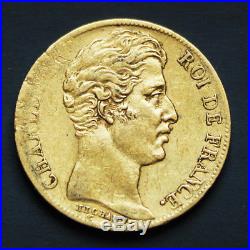 Pièce or 20 francs Charles X 1830 A gold coin France