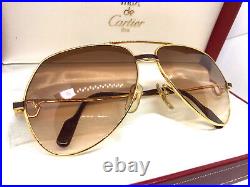 RARE! CARTIER Vendome LAQUE Vintage Eyeglasses / Sunglasses with Case! Santos
