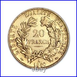 Random Year French Gold 20 Francs Marianne Head AU-BU FR France Paris Liberty