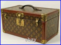 Rare 5 piece Louis Vuitton Group of Classic Gold Leaf Monogram Luggage with Keys