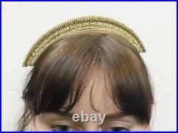 Rare Antique Natural Pearl Parure tiara 18k Gold French Hallmark Orig Fitted Box