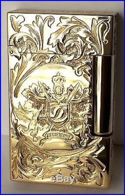ST Dupont 30 Pc. L. E. By Fred Krill Blazon L-2 Yellow Gold Lighter 16913 NIB