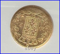 S. S. New York Ssny 1819 A France 20f Gold Coin Ngc Au55 Shipwreck Treasure Coin