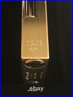 S. T. Dupont Ligne 2 Brushed Gold Atelier Lighter, 16125 (016125), New In Box