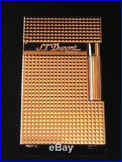 S. T. Dupont Ligne 2, Pink Gold Diamond Head, 16424 (ST016424), New In Box