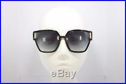 Ted Lapidus Vintage Sunglasses Excellent Condition France Black Gold 1970s TL 12