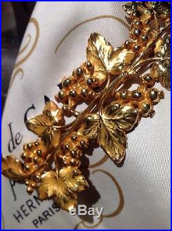Very Rare 80's Dominique Aurientis Paris France Gold Roman Inspired Shoulder Pin