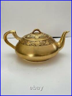 Vintage HAVILAND Limoges France Gold/Teapot Signed By A. W Steiner Very Rare