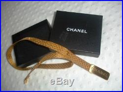 Vintage Ultra Rare! Authentic CHANEL Belt Metal Gold Plated 97A Made in France