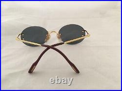 Vintage/classic Cartier Womens 18k Gold Plated Reading Glasses Made In France